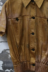 Mutedance Silk Waist Short Sleeve Shirt Series MD-MD24SS67-JIN Gold PM122